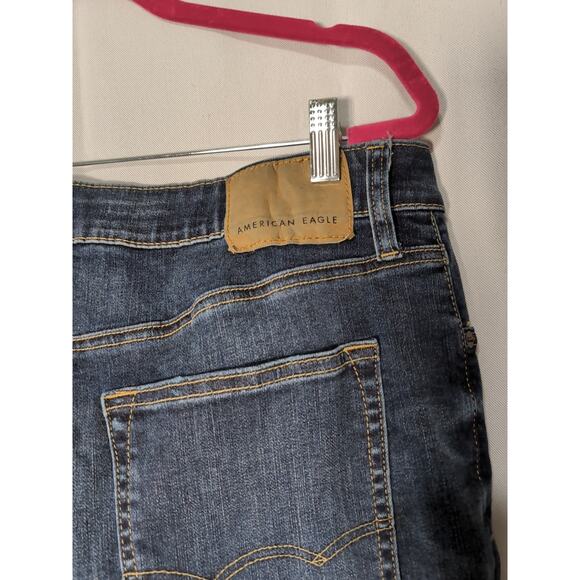 American Eagle Mens NE(X)T Level Flex Dark Indigo Jeans Size 34/34(531) - Picture 7 of 11